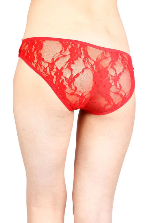 Kırmızı Şerit Detaylı Seksi Külot TM1139