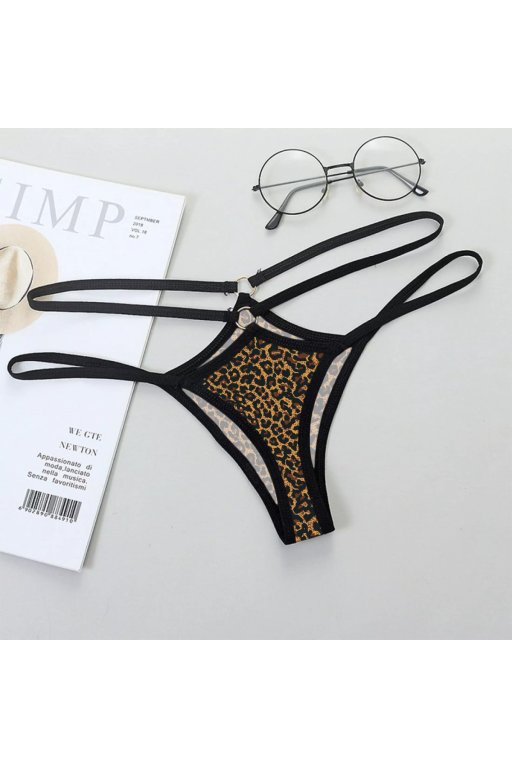  Leopar Desenli Fantazi String Külot