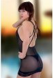 B042318 Transparan Seksi Gecelik