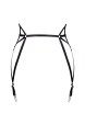Çok Seksi Lastik Jartiyer Harness - Brf153