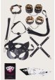 Sexy Görselli Oyun Kartı Kama Sutra 7'li Leopar Harness Set