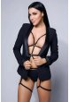 Vücudu Saran Seksi Jartiyer Harness - Brf36