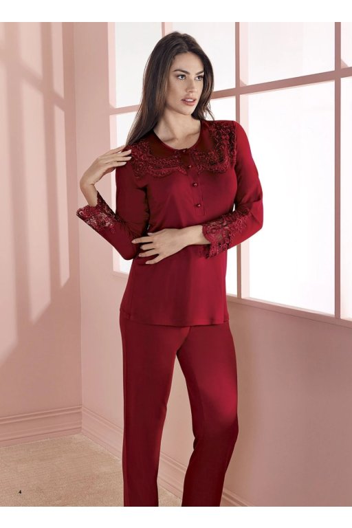 Espuar 757 Penye 3'lü Sabahlık Pijama Takımı