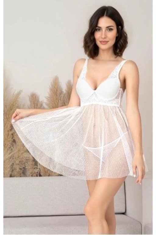 Nurteks 5402 Kısa Tül Gecelik